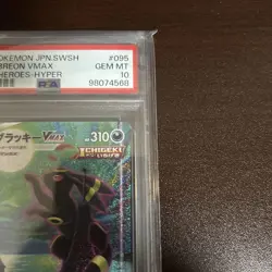 PSA 10 Umbreon VMAX HR 095/069 S6a Eevee Heroes Alternate Art Japanese Pokemon - Image 3