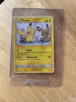 Pokemon Pikachu SM162 Promo Holo Basic HP 60 Saya Tsuruta 2019 - Image 1