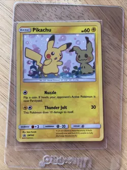Pokemon Pikachu SM162 Promo Holo Basic HP 60 Saya Tsuruta 2019 - Image 4
