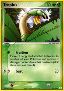 1x Tropius - 27/101 - Rare NM-Mint Pokemon EX - Hidden Legends - Image 1