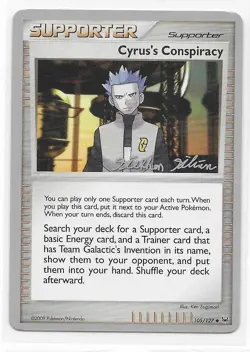 Cyrus's Conspiracy Pokemon World Championships 2009 (NM) Stephen Silvestro - Image 1