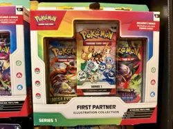 2 X Pokemon TCG First Partner Illustration Collection Series 1 New Sealed - Image 2