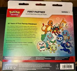 2 X Pokemon TCG First Partner Illustration Collection Series 1 New Sealed - Image 4