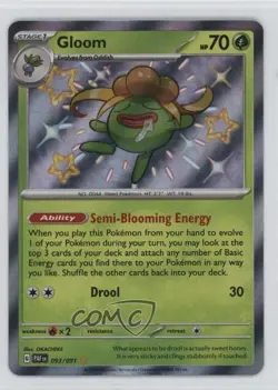 Shiny Rare - Gloom Pokemon Scarlet & Violet Paldean Fates PAF #093 - Image 1