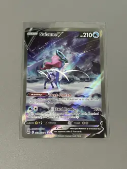 Pokemon Suicune V Crown Zenith Ultra Rare Holo GG38/GG70 210 HP Basic English - Image 1