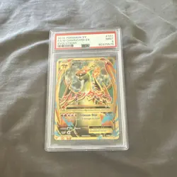 Pokemon TCG M Charizard EX Evolutions 101/108 Full Art Holo Ultra Rare PSA 9 - Image 1