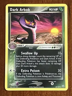 Dark Arbok 29/109 Non Holo Team Rocket Returns Pokemon TCG - Image 1