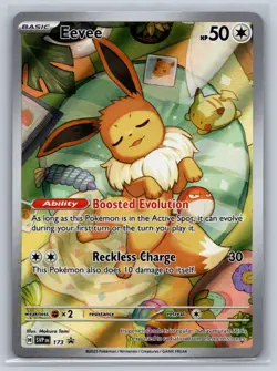 Eevee 173 Holo Promo Scarlet & Violet Promo Pokemon Holo Near Mint - Image 1