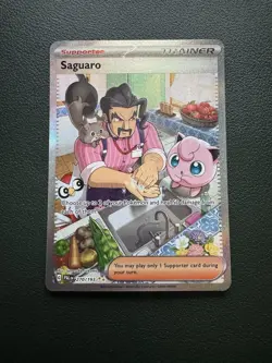 Pokemon TCG Saguaro Special Illustration Rare S&V Paldea Evolved 223/193 NM - Image 1