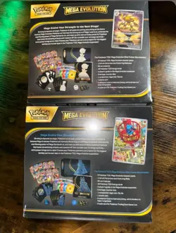 POKEMON MEGA EVOLUTION ELITE TRAINER BOX ETB LOT OF 2 SEALED LUCARIO & GARDEVIOR - Image 2