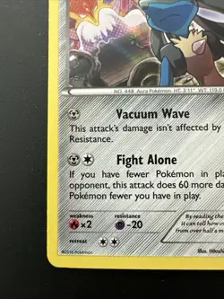 Pokemon TCG Lucario 63/124 Cosmos Holo Rare Pokemon XY Fates Collide - Image 4