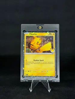 Pikachu 051/162 Cosmos Holo Swirl Pokemon Day 2026 Promo Pokemon Tcg - Image 1