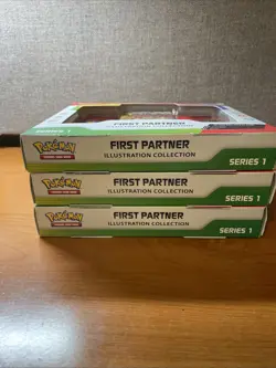 Pokemon TCG First Partner Illustration Collection Series 1 New Lot Of 3 - Image 4