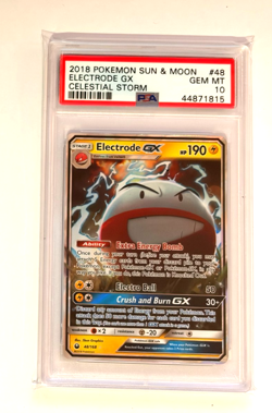 Electrode GX 48 Pokemon Celestial Storm PSA 10 - Image 1