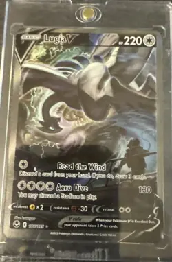 2022 Pokemon Lugia V Silver Tempest 186/195 - Image 5