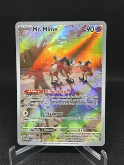 Pokemon 151 Mr. Mime Illustration Rare 179/165 English Edition - Image 1