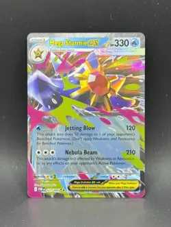 Pokemon TCG Mega Starmie EX - Perfect Order Double Rare Holo 21/88 NM - Image 1