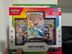 Pokemon TCG 1st Partner Illustration Collection Box Sealed New - Image 1