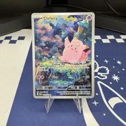 Clefairy Full Art Illustration Rare Holo perfect order near mint Pokemon - Image 1