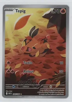 Tepig Illustration Rare Pokemon White Flare WHT #096 - Image 1