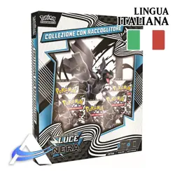 POKEMON Collezione con Raccoglitore LUCE NERA 5 Buste in Italiano Asta - Image 1