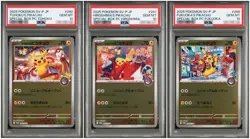 PSA 10 Tohoku Hiroshima Fukuoka Pikachu 260 261 289/SV-P Special Box Promo Japan - Image 1