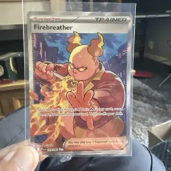 Pokemon TCG Firebreather 119/094 Full Art Phantasmal Flames Nm - Image 1