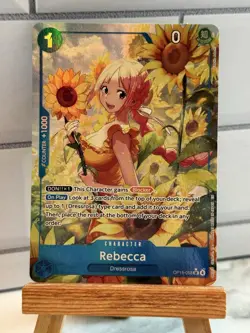 Rebecca OP15-053 SR Alt Art Parallel English One Piece TCG Adventure Kami Island - Image 1
