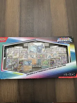 Pokemon TCG Prismatic Lucario Ex & Tyranitar Ex Premium Collection New Sealed - Image 3