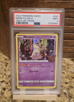 Pokemon Trick or Trade Mimikyu 081/189 Holo Promo PSA 9 Basic EN - Image 1