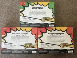 Pokemon TCG Ascended Heroes EX Box Emboar x2 Meganium x1 Bundle Sealed - Image 2