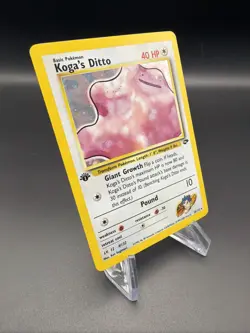 Koga's Ditto - 1st Edition Holo - 10/132 Gym Challenge - Pokemon TCG - 2000 - Image 4