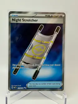 Pokemon Night Stretcher 173/132 ME01 Mega Evolution Full Art Ultra Rare NM - Image 1