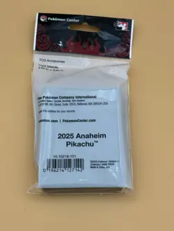 2025 Pokemon Worlds Anaheim Exclusive Cars Sleeve Pikachu Rockabilly 65 Sleeves - Image 2