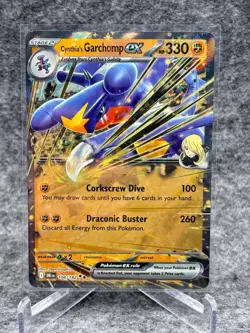 Pokemon Cynthia's Garchomp ex DRI 104/182 NM - Image 1