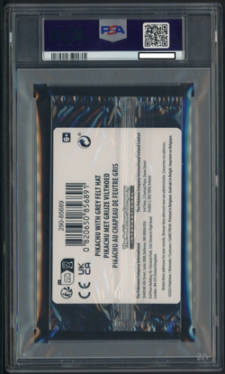 Pokemon Pikachu with Grey Felt hat Van Gogh 085 Graded Sealed Promo PSA 10 - Image 2