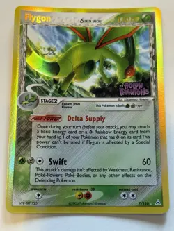 Flygon Reverse Foil Pokemon EX Holon Phantoms #7 2006 - Image 1