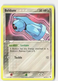 Beldum 28/101 Uncommon Hidden Legends Pokemon Near Mint - Image 1