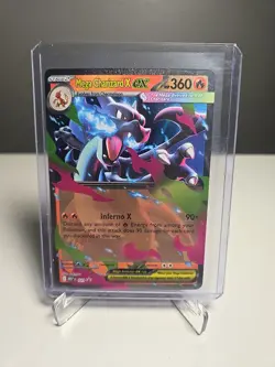 Pokemon TCG Mega Charizard X ex MEP 029 Mega Evolution Black Star Promo NM/M - Image 1