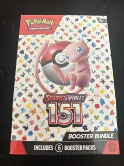 Pokemon TCG Scarlet & Violet 151 Booster Bundle Sealed New (6 packs) - Image 1