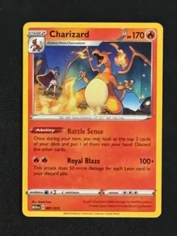 Pokemon Charizard 001/015 McDonald’s Promo 2024 Regular Non Holo - Image 1