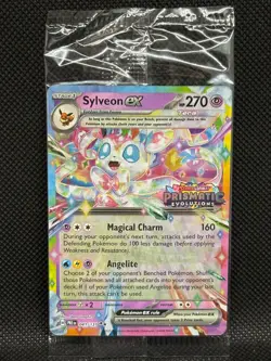 Sylveon ex 041/131 Pokemon Prismatic Evolutions Stamp Promo Sealed NM Near Mint - Image 1