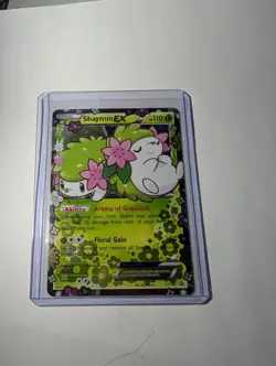 Pokemon TCG Shaymin EX XY148 XY Promo Full Art Holo Basic 110 HP 60 Attack - Image 3