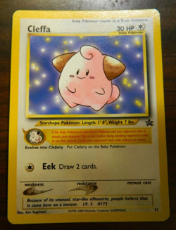 Pokemon Cleffa Promo Black Star #31 Excellent-Near Mint - Image 1