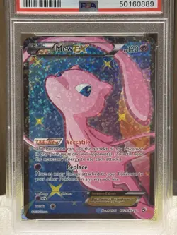 MEW EX FULL ART RC24/RC25 PSA 9 POKEMON BW LEGENDARY TREASURES RADIANT COL. 2013 - Image 3