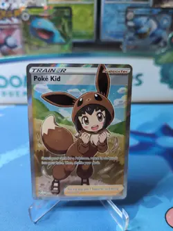 Pokemon TCG - Poke Kid 070/072 Shining Fates Full Art Trainer NM/MINT - Image 1