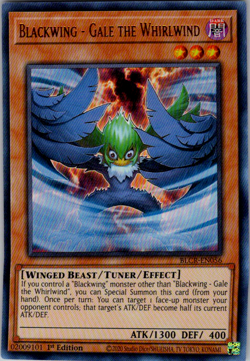 Blackwing - Gale the Whirlwind - BLCR-EN056 - NM/VLP - Ultra Rare - 1st ed - Image 1