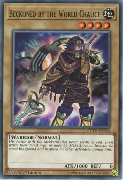 Yugioh Beckoned By The World Chalice COTD-EN020 1st Ed Common NM x3 Play Set - Image 1