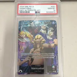 Namco Hannyabal Alternate Art Foil EB01-021 Memorial Collection One Piece PSA 10 - Image 1