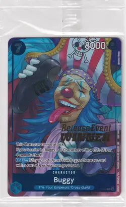 Buggy P-084 Release Event Winner One Piece Promo Card - Image 1
